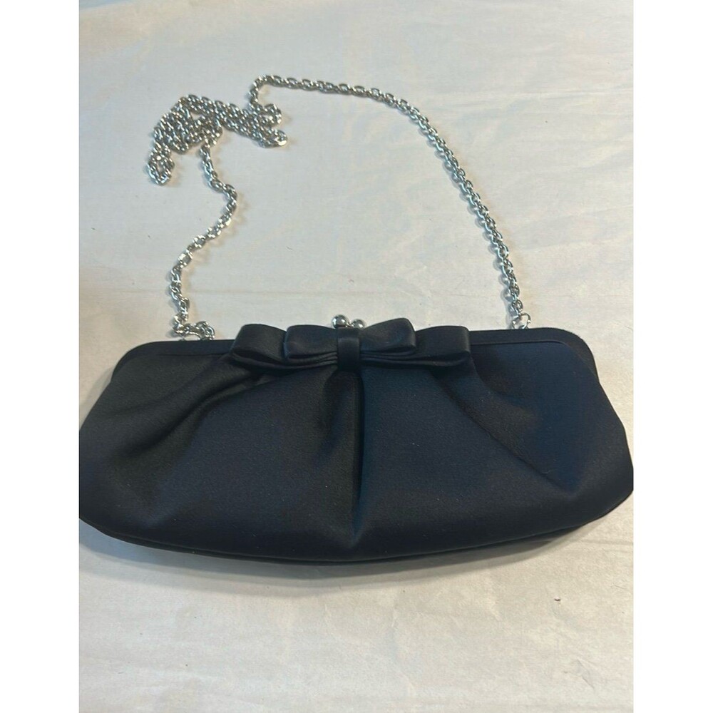 Talbots Black and Silver Clutch